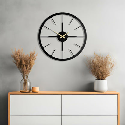 Rain Metal Wall Clock
