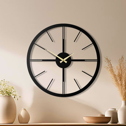 Rain Metal Wall Clock
