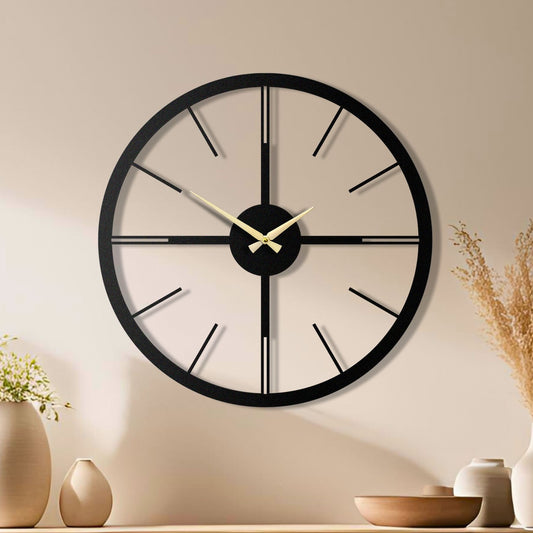 Rain Metal Wall Clock