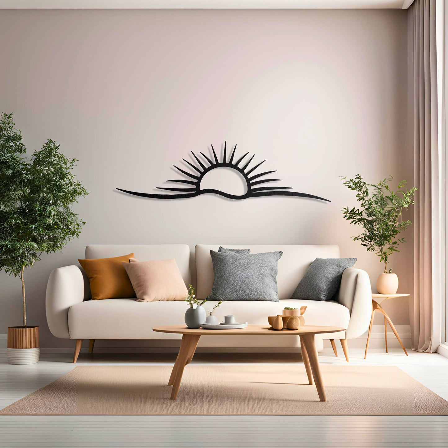 Sunrise Metal Wall Art