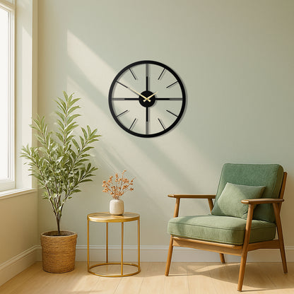 Rain Metal Wall Clock