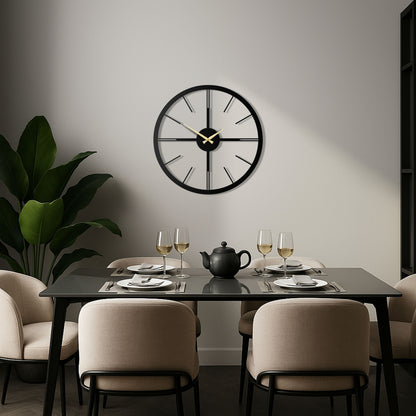 Rain Metal Wall Clock